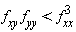 f[xy]*f[yy] < f[xx]^3