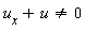u[x]+u <> 0