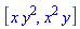 [x*y^2, x^2*y]