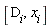 [D[i], x[i]]