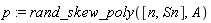 p := rand_skew_poly([n, Sn], A)