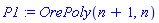 P1 := OrePoly(n+1, n)