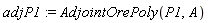 adjP1 := AdjointOrePoly(P1, A)