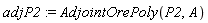 adjP2 := AdjointOrePoly(P2, A)