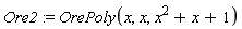 Ore2 := OrePoly(x, x, x^2+x+1)