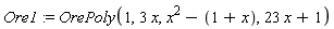Ore1 := OrePoly(1, 3*x, x^2-1-x, 23*x+1)
