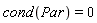 cond(Par) = 0