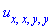 u[x, x, y, y]