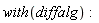 with(diffalg)
