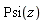 Psi(z)