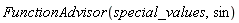 FunctionAdvisor(special_values, sin)