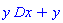 y*Dx+y