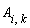 A[i, k]