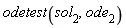odetest(sol[2], ode[2])