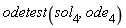 odetest(sol[4], ode[4])