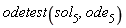 odetest(sol[5], ode[5])