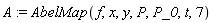 A := AbelMap(f, x, y, P, P_0, t, 7)
