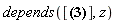 depends([[f(z) = KelvinBei(a, z), [diff(f(z), `$`(z, 4)) = -2*(diff(f(z), `$`(z, 3)))/z+(2*a^2+1)*(diff(f(z), `$`(z, 2)))/z^2+(-1-2*a^2)*(diff(f(z), z))/z^3+(-z^4-a^4+4*a^2)*f(z)/z^4]]], z)