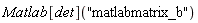 Matlab[det]("matlabmatrix_b")