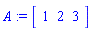 A := Array([1, 2, 3])
