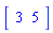 Array([3, 5])
