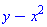 y-x^2