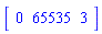 Array([0, 65535, 3])
