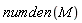 numden(M)