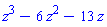 z^3-6*z^2-13*z