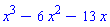 x^3-6*x^2-13*x