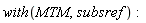 with(MTM, subsref)