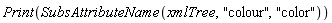 Print(SubsAttributeName(xmlTree, "colour", "color"))