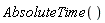 AbsoluteTime()