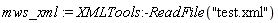mws_xml := XMLTools:-ReadFile("test.xml")