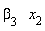 beta[3]*x[2]