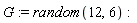 G := random(12, 6)