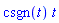 csgn(t)*t