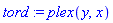 plex(y, x)