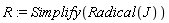 R := Simplify(Radical(J))