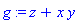 z+x*y