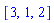 [3, 1, 2]
