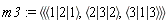 m3 := `<|>`(`<,>`(`<|>`(1, 2, 1), `<|>`(2, 3, 2), `<|>`(3, 1, 3)))