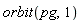 orbit(pg, 1)