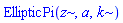 EllipticPi(z, a, k)