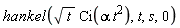 hankel(sqrt(t)*Ci(alpha*t^2), t, s, 0)