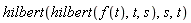 hilbert(hilbert(f(t), t, s), s, t)