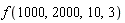 f(1000, 2000, 10, 3)