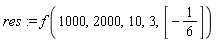 res := f(1000, 2000, 10, 3, [-1/6])