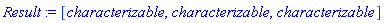 [characterizable, characterizable, characterizable]