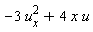 -3*u[x]^2+4*x*u